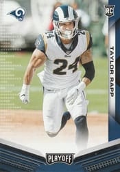 2019 Panini Playoff Base Set Taylor Rapp #275 card