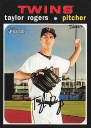 2020 Topps Heritage Base Set Taylor Rogers #25 card