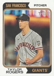 2023 Topps Heritage Base Set Taylor Rogers #682 card