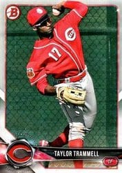 2018 Bowman Draft Base Set Taylor Trammell #BD-22 card