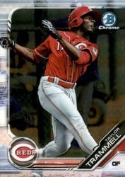 2019 Bowman Chrome Prospects Taylor Trammell #BCP-24 card