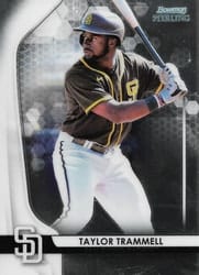 2020 Bowman Sterling Base Set Taylor Trammell #BPR-3 card