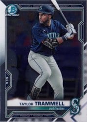 2021 Bowman Chrome Prospects Taylor Trammell #BCP-132 card