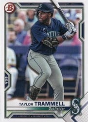 2021 Bowman Prospects Taylor Trammell #BP-132 card