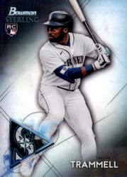 2021 Bowman Sterling Base Set Taylor Trammell #BSR-73 card