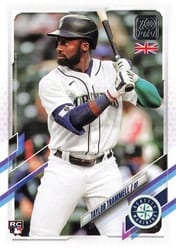 2021 Topps UK Edition Base Set Taylor Trammell #2 card