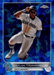 2022 Topps Chrome Sapphire Edition Base Set Taylor Trammell #364 card