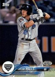 2018 Topps Pro Debut Base Set Taylor Walls #177 card