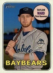 2018 Topps Heritage Minor League Base Set Taylor Ward #30 card