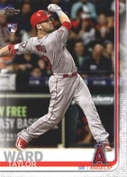 2019 Topps Base Set Taylor Ward #588 card
