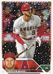 2023 Topps Holiday Base Set Taylor Ward #H131 card