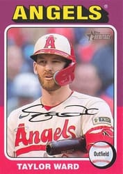 2024 Topps Heritage Mini Base Set Taylor Ward #132 card
