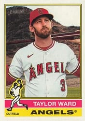 2025 Topps Heritage Base Set Taylor Ward #643 card