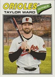 2026 Topps Heritage Base Set Taylor Ward #258 card