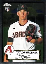 2021 Topps Chrome Platinum Anniversary Base Set Taylor Widener #133 card