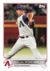 2022 Topps Mini Base Set Taylor Widener #374 card
