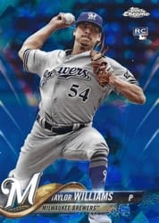 2018 Topps Chrome Sapphire Edition Base Set Taylor Williams #505 card