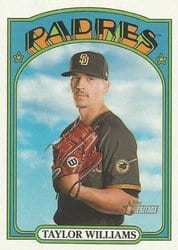 2021 Topps Heritage Base Set Taylor Williams #369 card