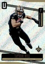 2019 Panini Unparalleled Base Set Taysom Hill #127 card