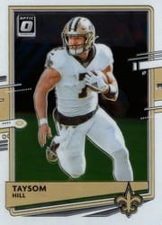 2020 Donruss Optic Base Set Taysom Hill #72 card
