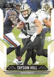 2021 Score Base Set Taysom Hill #207 card