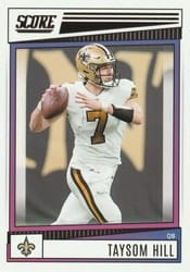 2022 Score Base Set Taysom Hill #57 card