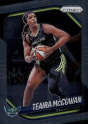 2025 Panini Prizm WNBA Base Set Teaira McCowan #48 card