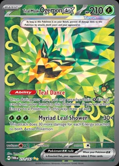 2024 Twilight Masquerade Teal Mask Ogerpon ex #211 card