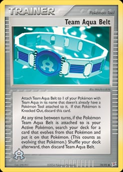 Team Magma vs Team Aqua Team Aqua Belt #76 card