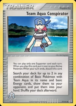 Team Magma vs Team Aqua Team Aqua Conspirator #77 card