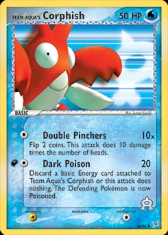 2004 Team Magma vs Team Aqua Team Aqua's Corphish #26 card
