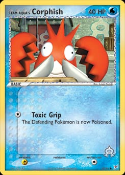 Team Magma vs Team Aqua Team Aqua's Corphish #50 card