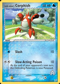 Team Magma vs Team Aqua Team Aqua's Corphish #51 card