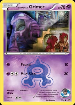 Double Crisis Team Aqua's Grimer #7 card