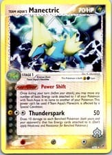 2004 Team Magma vs Team Aqua Team Aqua's Manectric #4 card