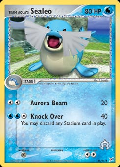2004 Team Magma vs Team Aqua Team Aqua's Sealeo #31 card