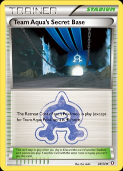 Double Crisis Team Aqua's Secret Base #28 card
