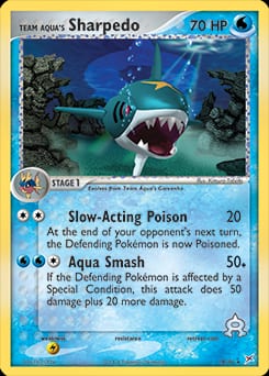 2004 Team Magma vs Team Aqua Team Aqua's Sharpedo #18 card