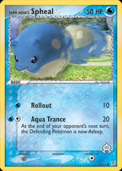 2004 Team Magma vs Team Aqua Team Aqua's Spheal #57 card