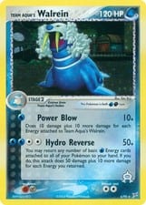 2004 Team Magma vs Team Aqua Team Aqua's Walrein #6 card