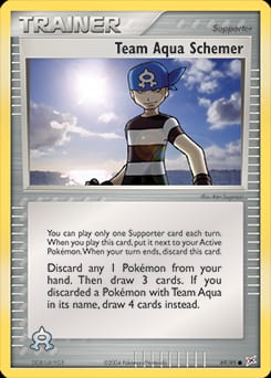 Team Magma vs Team Aqua Team Aqua Schemer #69 card