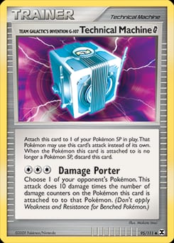 Rising Rivals Team Galactic's Invention G-107 Technical Machine G #95 card