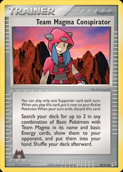 Team Magma vs Team Aqua Team Magma Conspirator #82 card