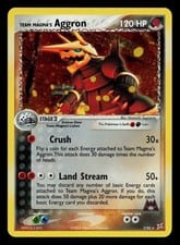 2004 Team Magma vs Team Aqua Team Magma's Aggron #7 card