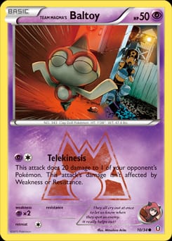 Double Crisis Team Magma's Baltoy #10 card
