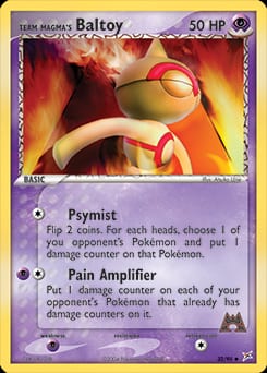 Team Magma vs Team Aqua Team Magma's Baltoy #32 card