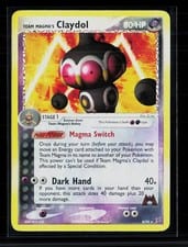 2004 Team Magma vs Team Aqua Team Magma's Claydol #8 card