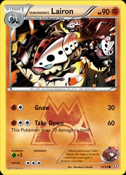 Double Crisis Team Magma's Lairon #13 card