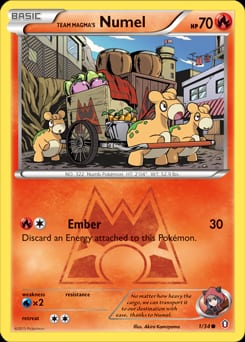 Double Crisis Team Magma's Numel #1 card