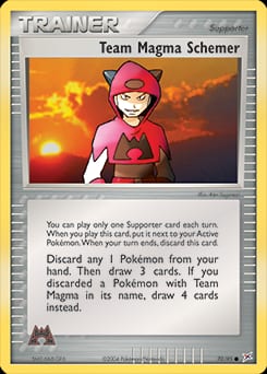 Team Magma vs Team Aqua Team Magma Schemer #70 card